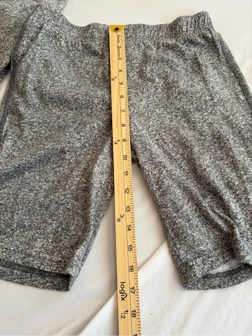32 Degrees Kids Gray Heather Short Sleeve Pajama Set - Top & Shorts